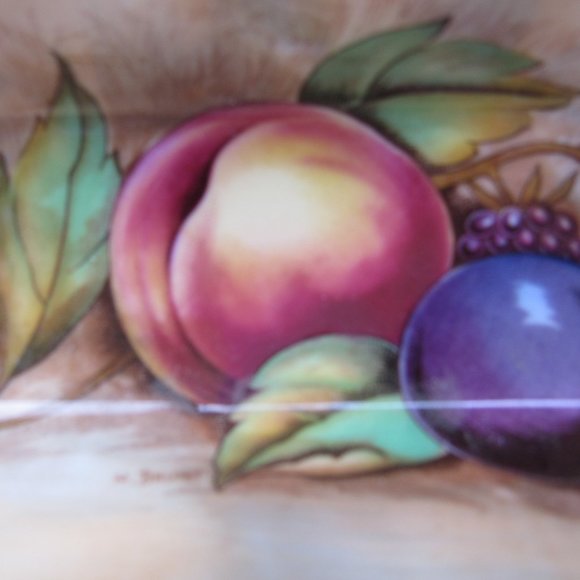 Vintage Aynsley Hand Painted Porcelain Tray - Picture 2 of 5